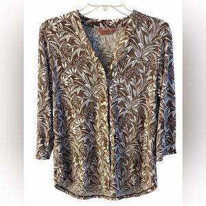 Floral Print Women's Blouse